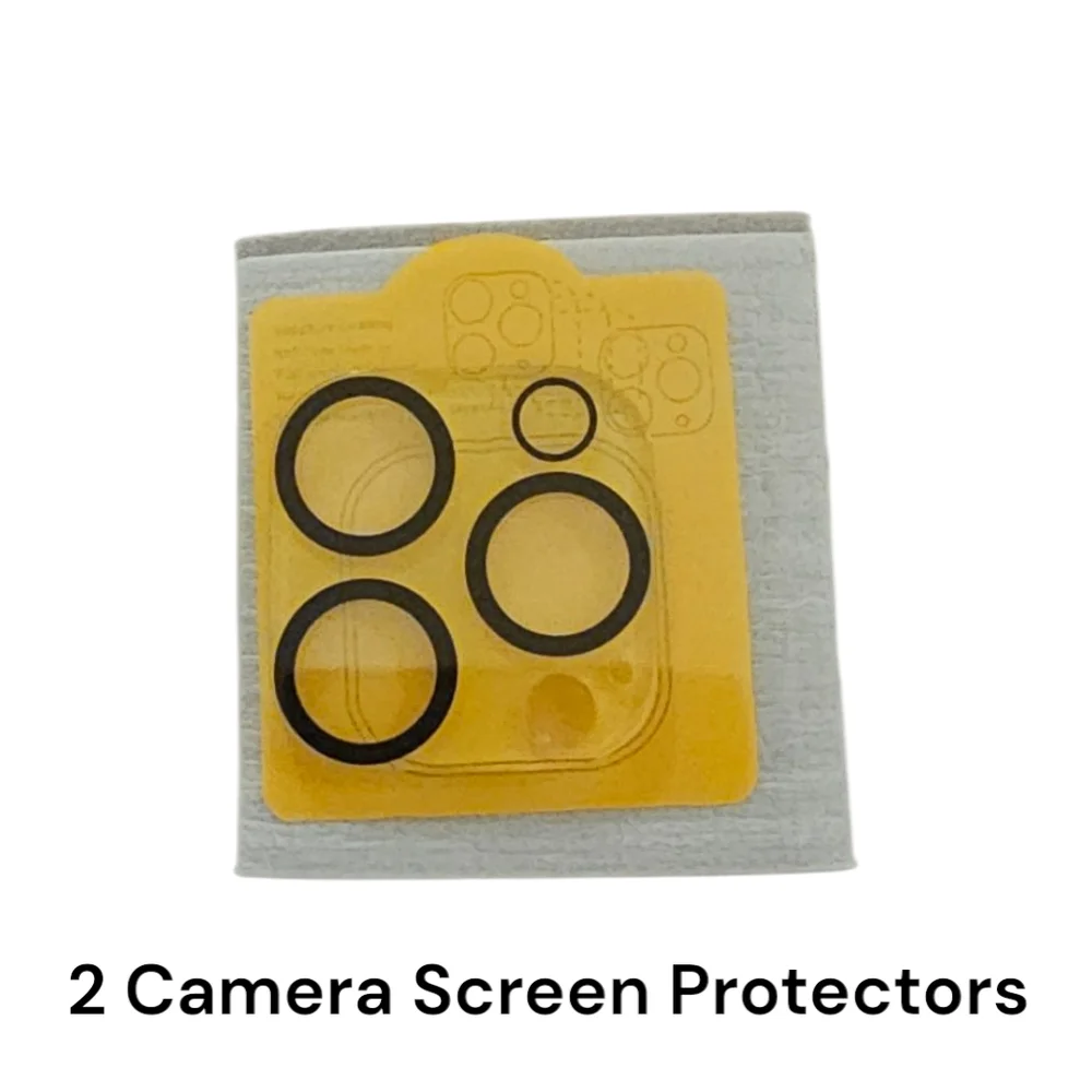 iPhone 15 Pro Max Clear Case Bundle with Camera Protectors & Screen Protector
